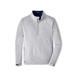 Peter Millar S Crown Crafted Quest Jacket Grey Half Zip $265